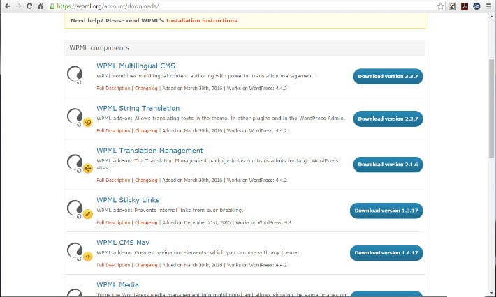 multilingual-wordpress-site-wpml-add-ons