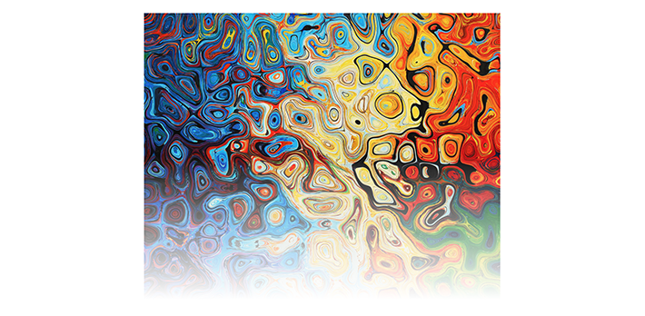 the same abstract image from above with lots of overlapping colors