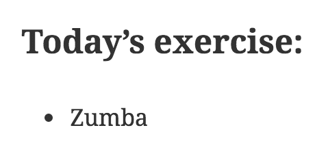 Text on image reads Today's exercise: Zumba. How to Create and Use WordPress Custom Fields 