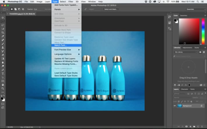photoshop-match-font-menu
