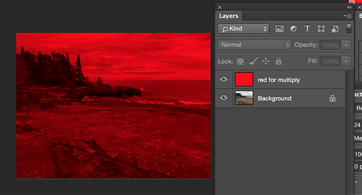 using CSS blend modes in Adobe Photoshop 