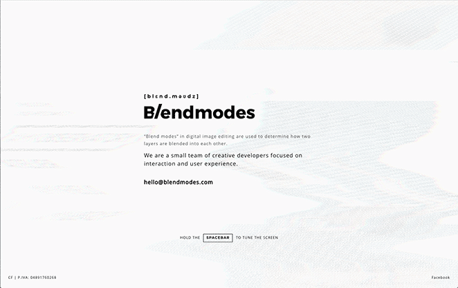 blendmodes studio website screenshot