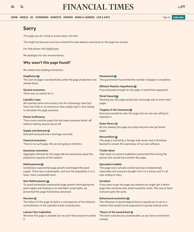 financial times screenshot