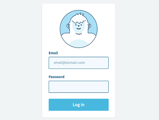 a yet closes their eyes while you input your password